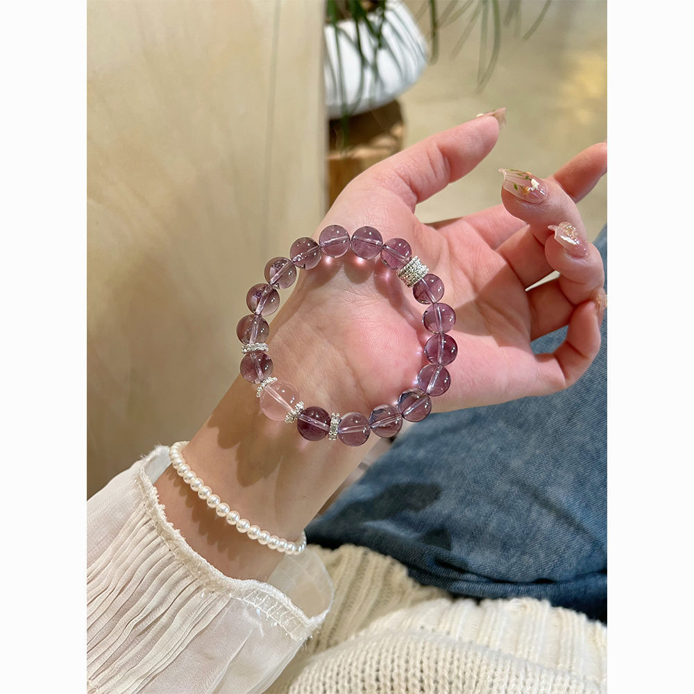 Natural Amethyst Beaded Bracelet 6