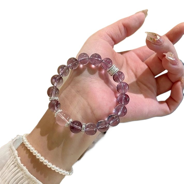 Natural Amethyst Beaded Bracelet 5