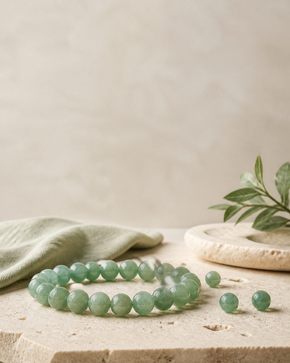 Green Aventurine crystal bracelet