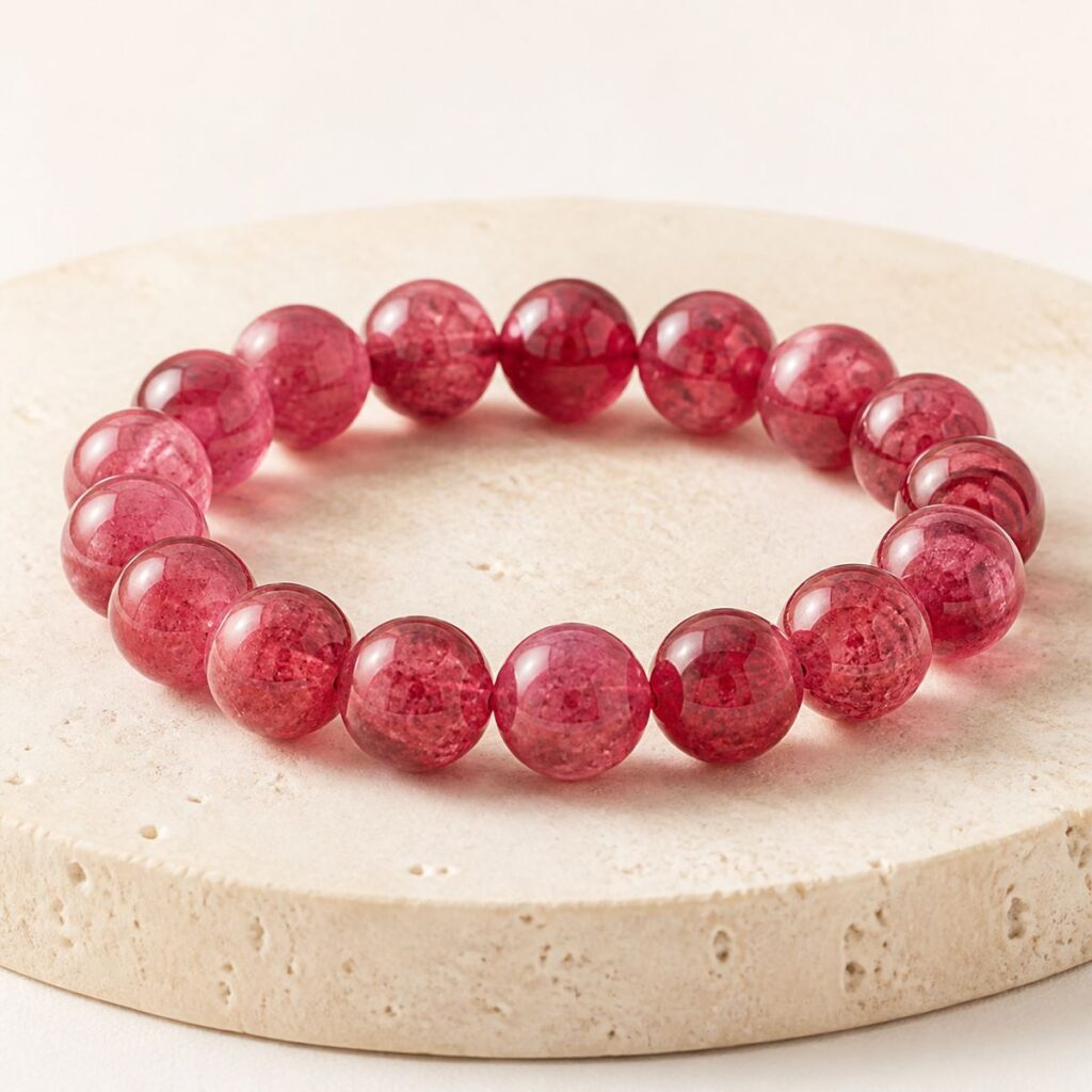 Pink Dream Love Crystal Bracelet