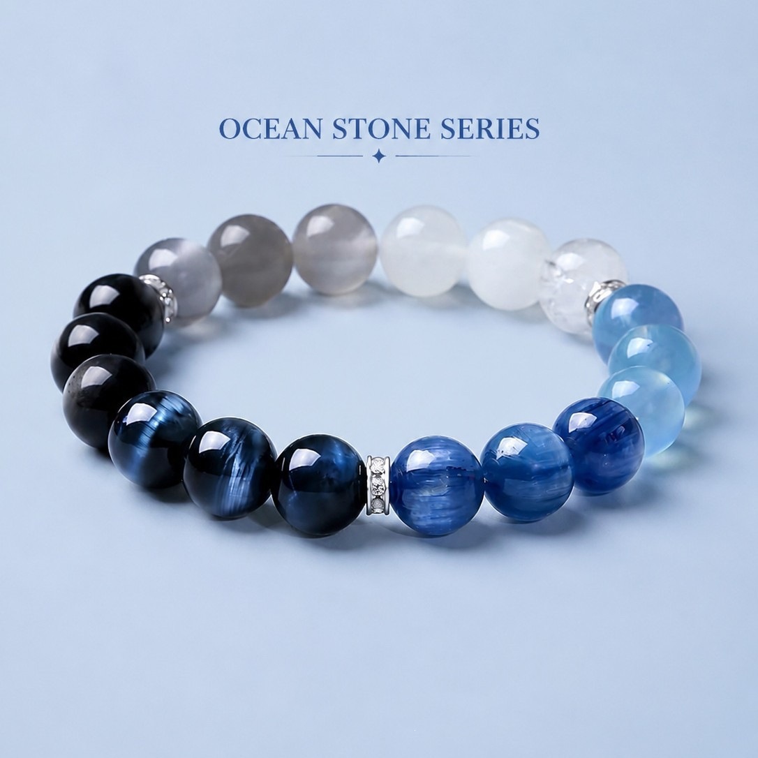 Natural Multi-Stone Crystal Bracelet
