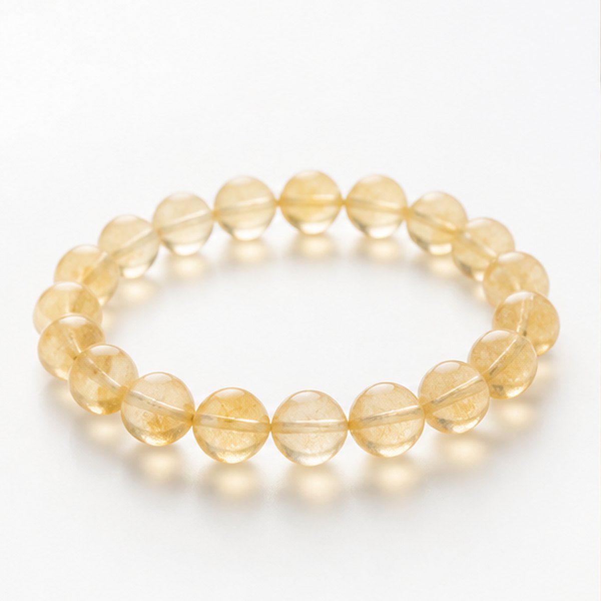 Sunlit Fortune Untreated Citrine Bracelet
