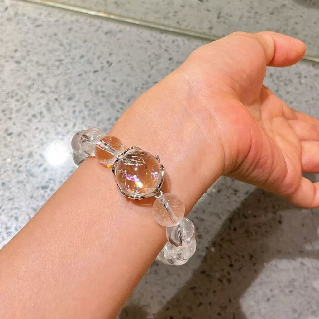 Handmade Vintage Natural White Crystal Women's Jewelry 1