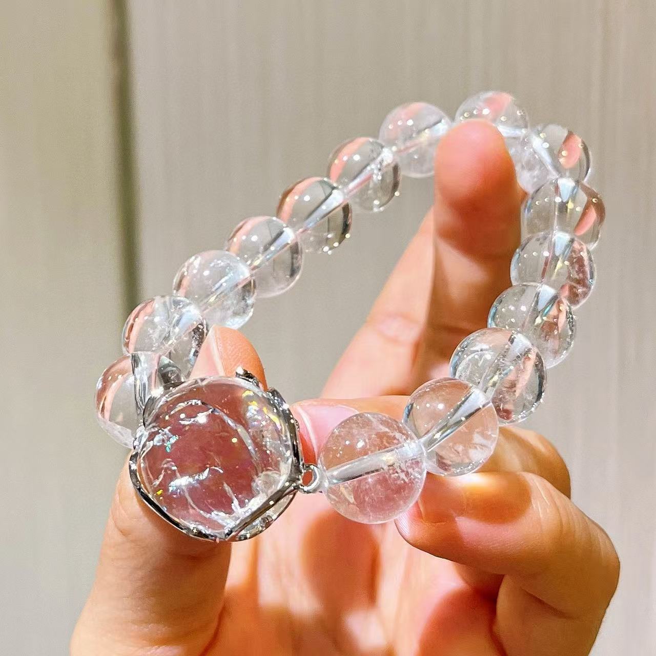 Handmade Vintage Natural White Crystal Women's Jewelry 4